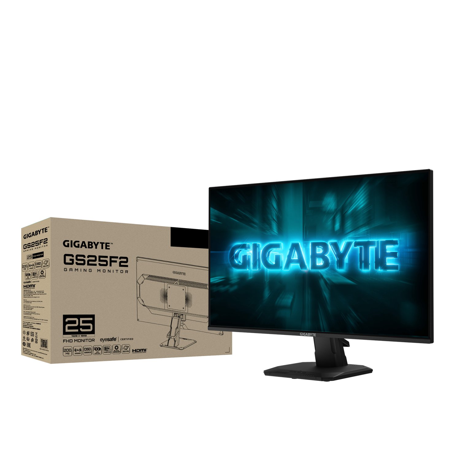 Гейминг монитор Gigabyte GS25F2A - 24.5 inch SS IPS FHD (1920x1080), 240 Hz, 1 ms, HDR10 - Image 8